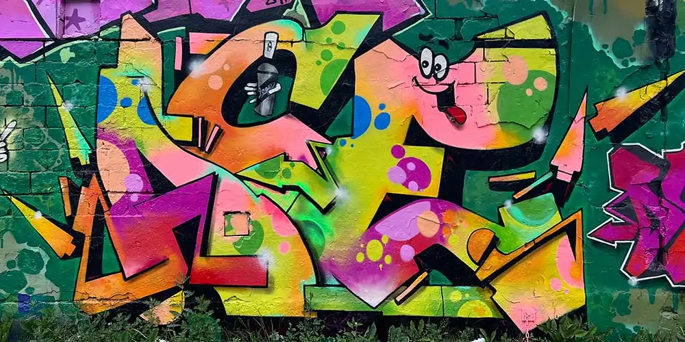 AceOne - Happy Letter Construction - Springbeast Graffiti Festival, Snösätra, Stockholm 2024