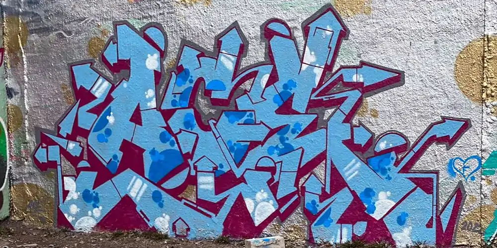 AceOne - Blue-Red-Chrome Style