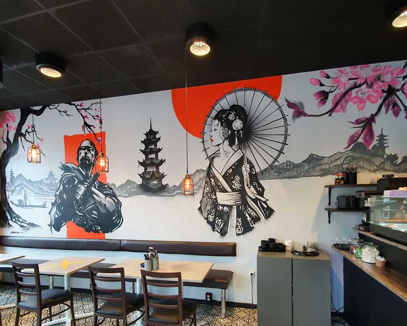 Sushi Bar decoration by Kyoto Jakobsberg
