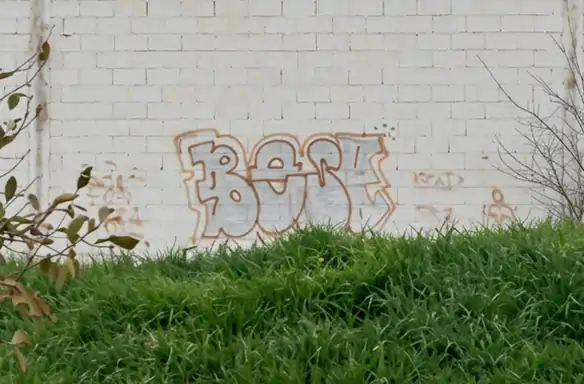 My first graffiti in 1993 in Madrid, Spain