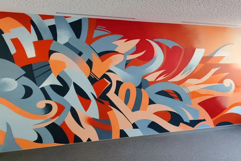 Painting commission for the boardroom of Volksbank in Korbach, Germany