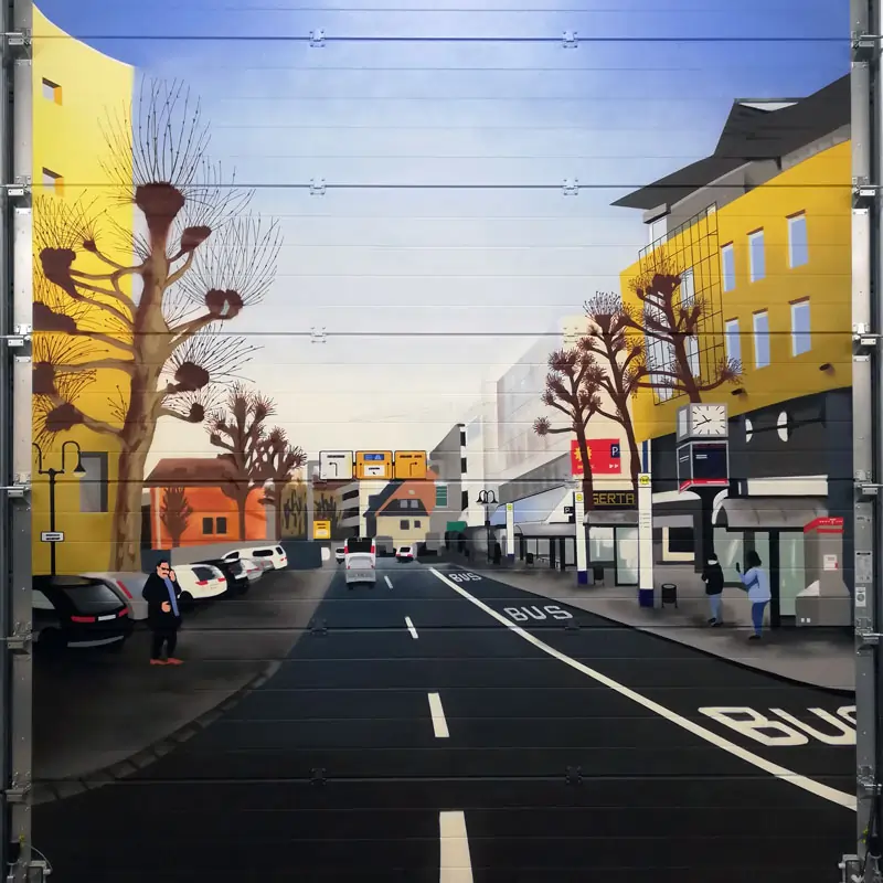 Painting commission for a simulation room for Malteser Rettungsdienst in Wetzler, Germany